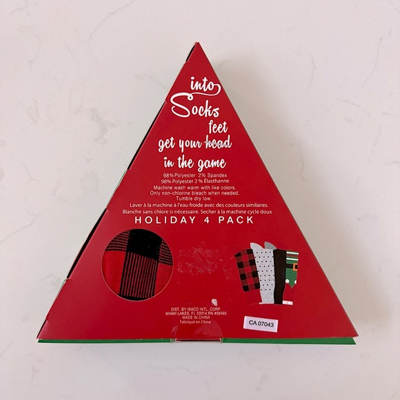 into Socks Holiday 4 Pack Socks - Picture 2 of 3